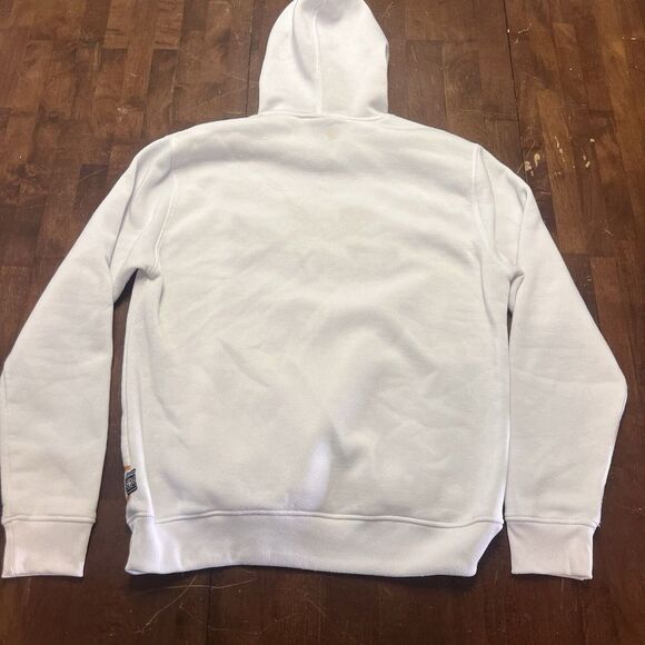 Southpole White Pull Over Hoodie Sweatshirt Men's Large MCMXCI Street Hiphop - Picture 5 of 7